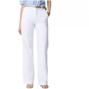 J Crew Jeans 27 Slim Wide Leg Trouser White